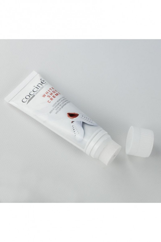 COCCINE WHITE SHOE CREAM Maitinamasis batų priežiūros kremas 75 ml