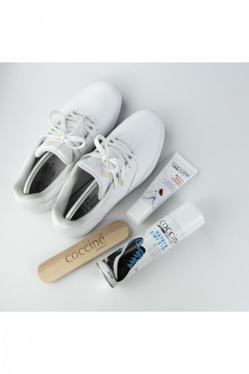 COCCINE WHITE SHOE CREAM Maitinamasis batų priežiūros kremas 75 ml