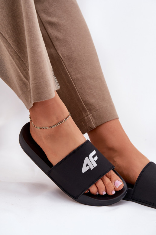 Moteriškos šlepetės 4F 4FRMM00FSLIF010-20S juodos