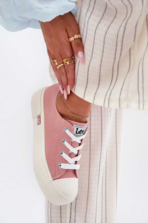 Moteriški platforminiai sportbačiai LEE ISLA C WOMEN LOW 50251001 Rožiniai