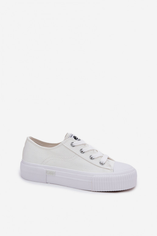 Moteriški platforminiai sportbačiai LEE ISLA C WOMEN LOW 50251001 Balta