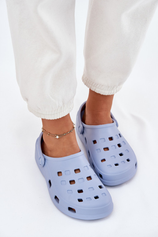 Moteriškos putplasčio šlepetės LEMIGO 806 mėlynos