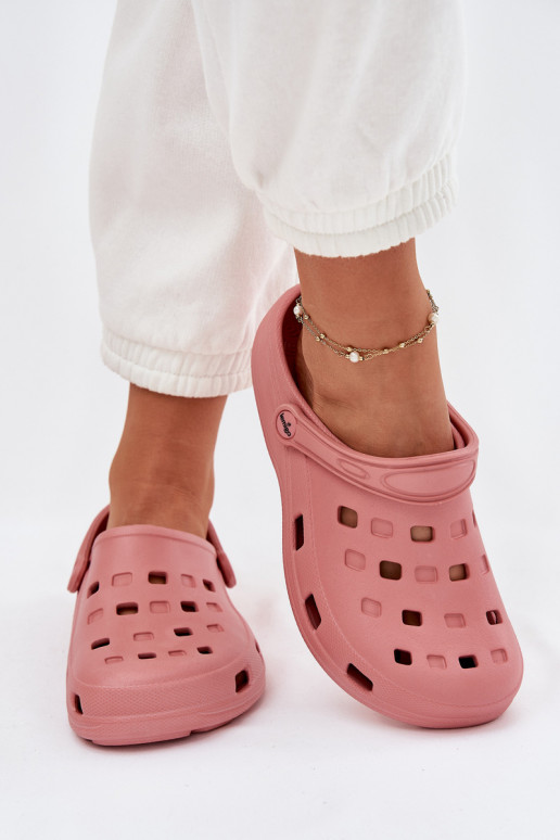 Moteriškos putplasčio šlepetės LEMIGO 806 Rožinės