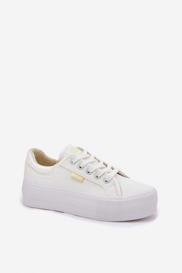 Lee Cooper LCW-25-31-3450L moteriški sportbačiai su platforma, balti 2