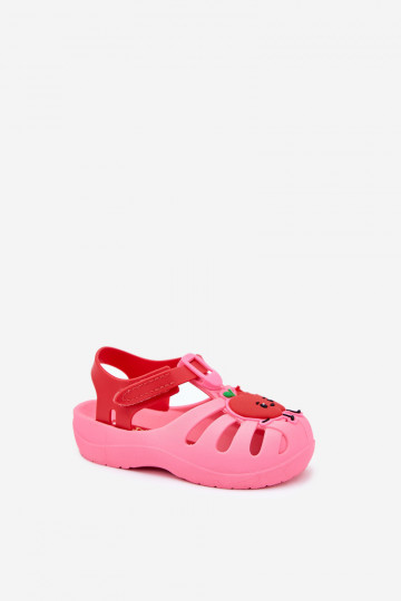 Vaikiškos basutės su velcro užsegimu Fruit 83615 Ipanema Summer XIV Pink-Red