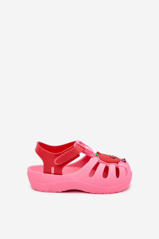 Vaikiškos basutės su velcro užsegimu Fruit 83615 Ipanema Summer XIV Pink-Red