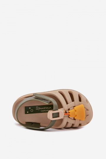Ipanema Summer XV Baby Beige vaikiškos basutės su Velcro užsegimu 83619