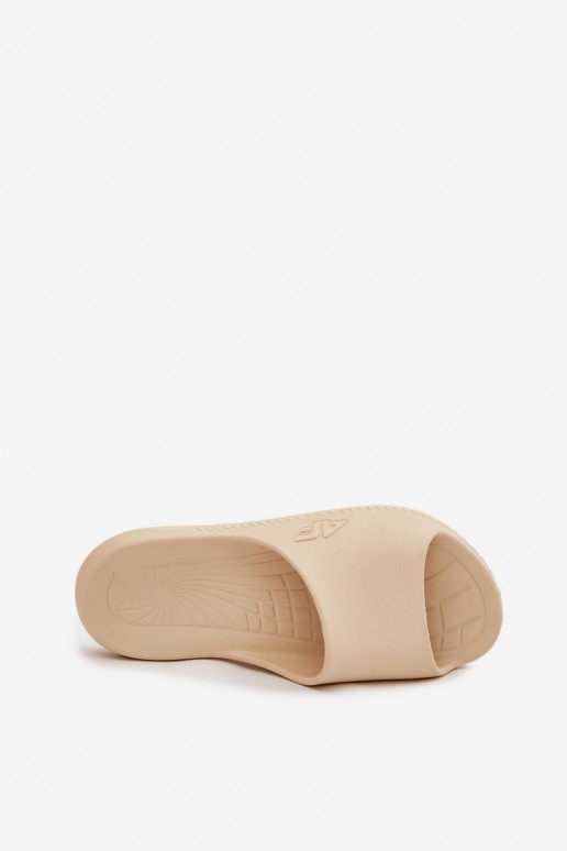 Moteriškos šlepetės 4F 4FMM00FFLIF093A-83S smėlio spalvos