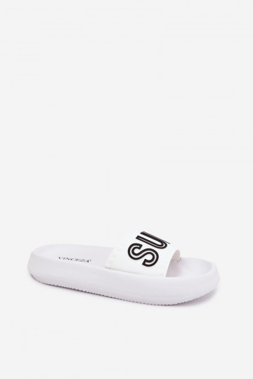 Moteriškos storapadės šlepetės SUMMER Vinceza 76051 White 2