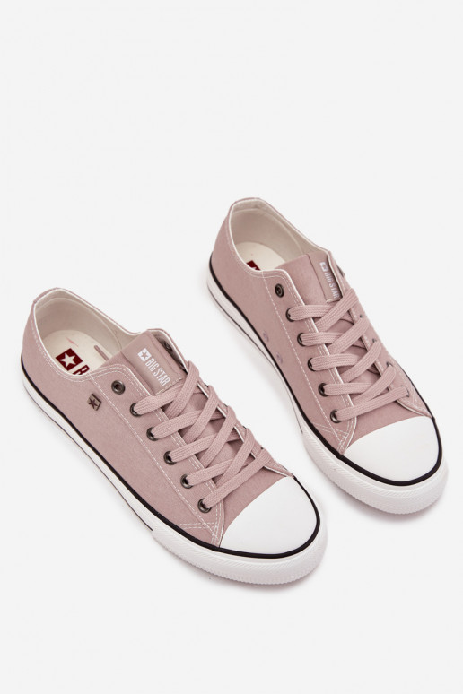 Vyriški žemo lygio sportbačiai su medžiaginiu padu Big Star DD174501 pilki