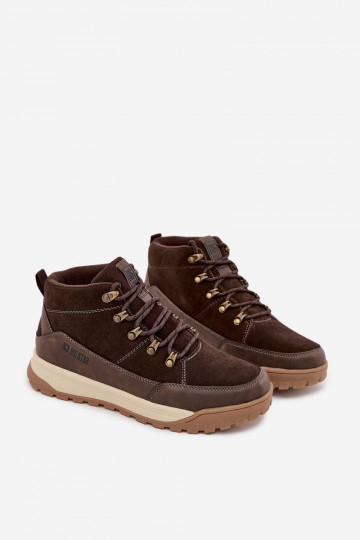 „Big Star SS174263“ vyriški zomšiniai žygio batai, rudi 2