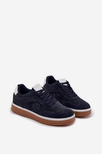 Vyriški žemakulniai sportbačiai Big Star SS174021 HI-POLY SYSTEM tamsiai mėlyni 2