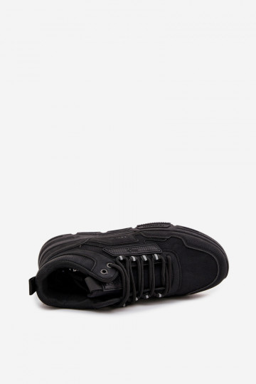 „Big Star SS174282 HI-POLY SYSTEM“ vyriški sportbačiai, juodi 2