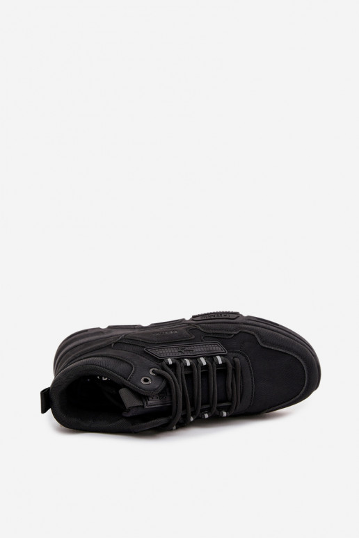 „Big Star SS174282 HI-POLY SYSTEM“ vyriški sportbačiai, juodi