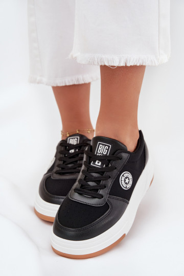 Big Star RR274573 HI-POLY SYSTEM moteriški platforminiai sportbačiai, juodi