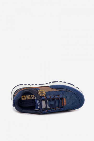 Big Star RR174279 HI-POLY SYSTEM vyriški sportbačiai tamsiai mėlyni