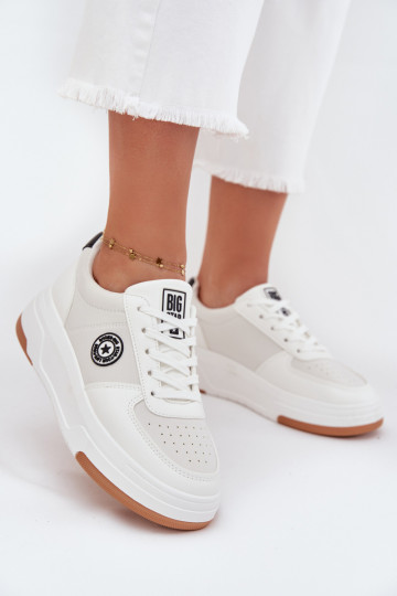 Moteriški platforminiai sportbačiai Big Star RR274572 HI-POLY SYSTEM balti