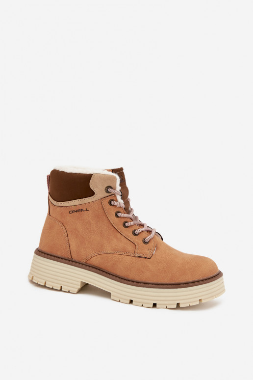 O& 39 NEILL BENICIA moteriški aukštakulniai batai su Camel spalvos izoliacija