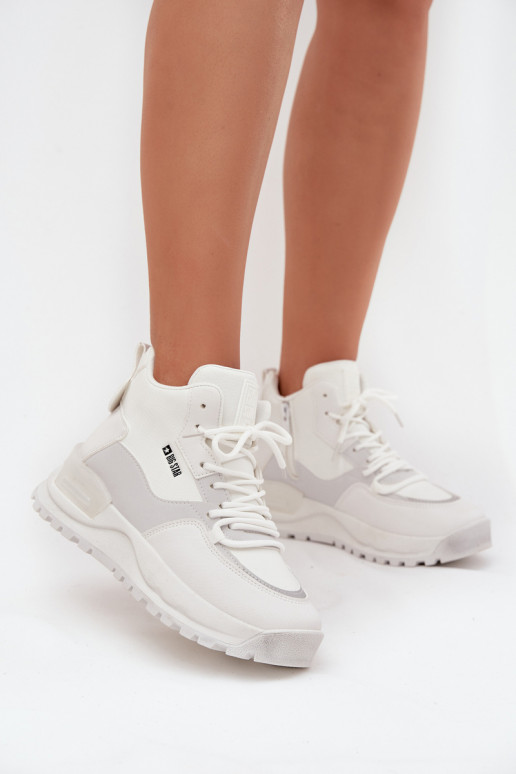 „Big Star SS274510“ moteriški sportiniai bateliai su platforma, balti