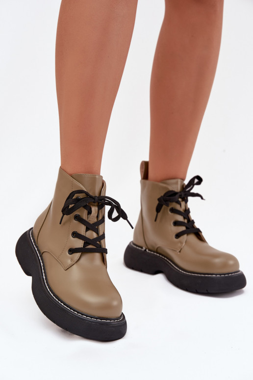 „Harmine Green“ izoliuoti suvarstomi platforminiai aulinukai iki kulkšnių