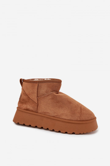 Moteriški Camel spalvos Celyra platforminiai sniego batai 2