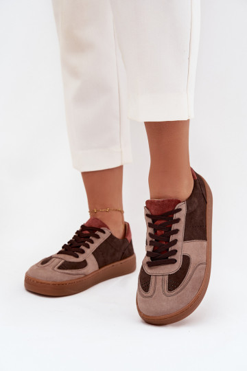 „Zazoo N1277“ moteriški odiniai zomšiniai basučiai, rudi