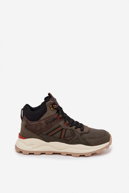 WRANGLER WEST MEN MID 20253027 vyriški žygio batai tamsiai žali