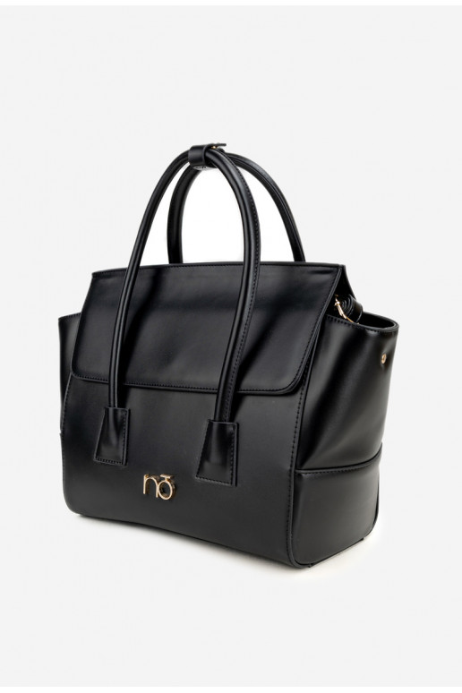 NOBO BAG5810-020 juodas medžiaginis krepšys
