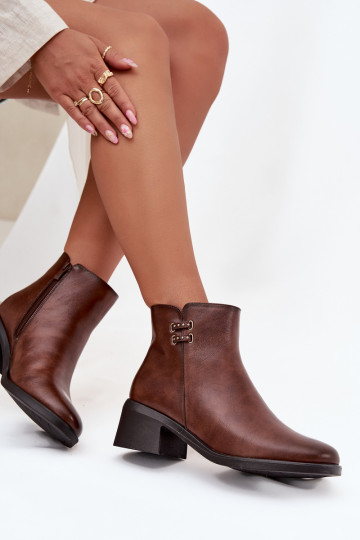 Delmira rudi izoliuoti moteriški aulinukai iki kulkšnių