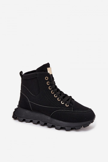 Marivira juodi moteriški aulinukai su šildoma platforma 2