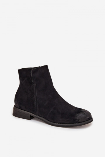 Vinceza 39961 juodi moteriški plokščiapadžiai aulinukai iki kulkšnių 2