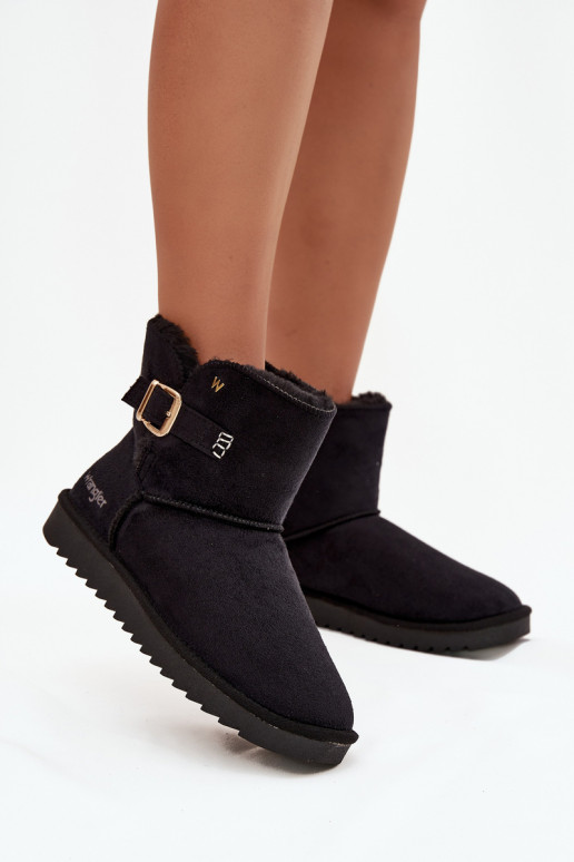 Moteriški sniego batai su sagtimi Wrangler 20253091.25Y juodi