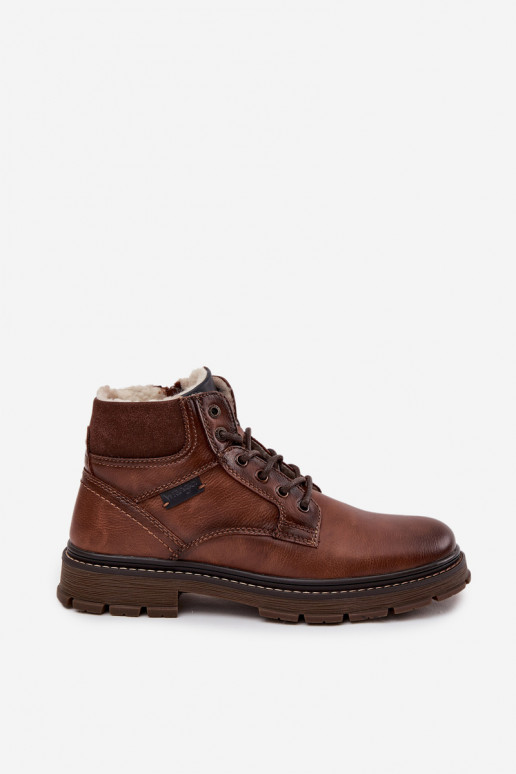 Vyriški izoliuoti žygio batai Wrangler 20253034.JCU rudi