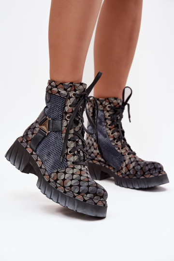 Maciejka 07072-03 moteriški odiniai aulinukai iki kulkšnių, daugiaspalviai