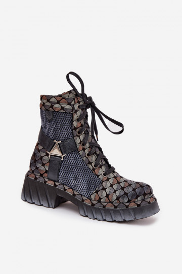 Maciejka 07072-03 moteriški odiniai aulinukai iki kulkšnių, daugiaspalviai 2