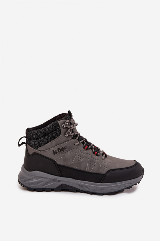 Lee Cooper vyriški izoliuoti žygio batai LCJ-25-01-3722M pilki