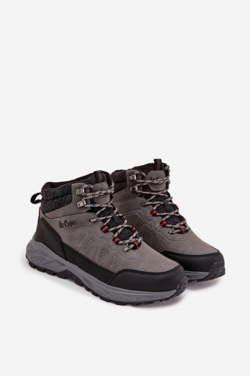 Lee Cooper vyriški izoliuoti žygio batai LCJ-25-01-3722M pilki
