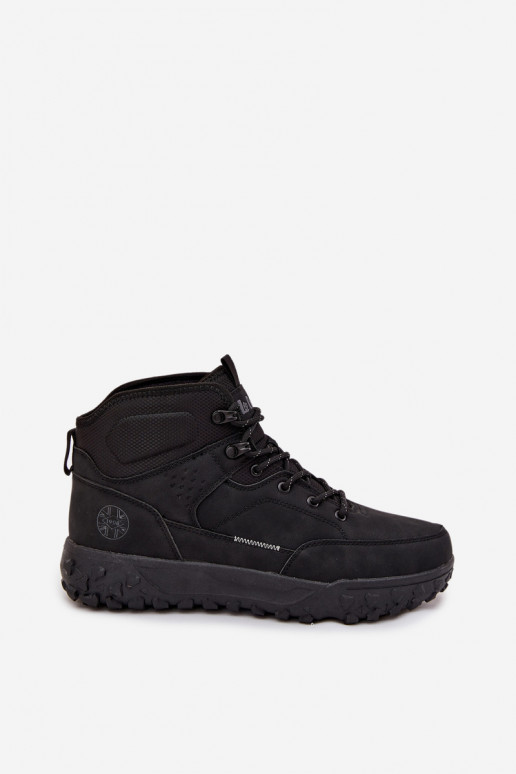 Lee Cooper LCJ-25-01-3725 vyriški žieminiai batai su izoliacija, juodi