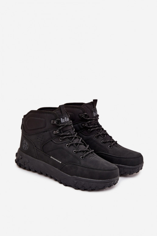 Lee Cooper LCJ-25-01-3725 vyriški žieminiai batai su izoliacija, juodi