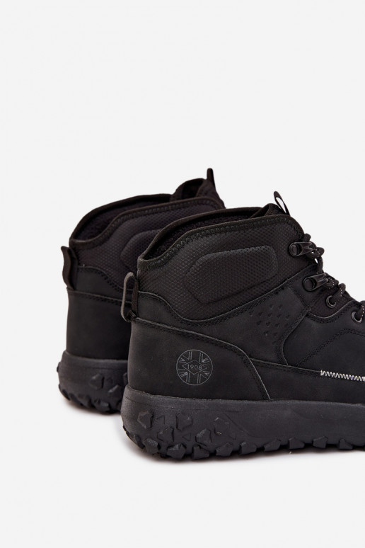 Lee Cooper LCJ-25-01-3725 vyriški žieminiai batai su izoliacija, juodi