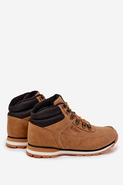 Lee Cooper vyriški izoliuoti žygio batai LCJ-25-03-3843M Camel spalvos