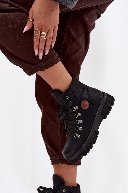 „Zaraine“ juodi moteriški aulinukai su platforma