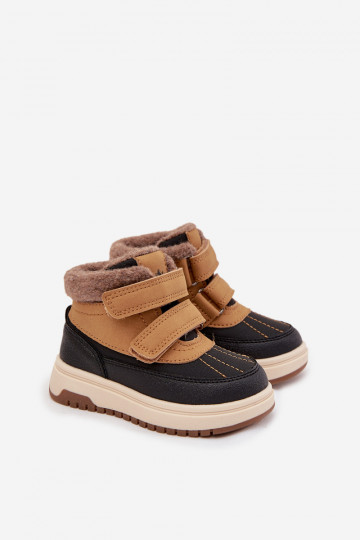 Darlene Camel Velcro vaikiški sniego batai 2