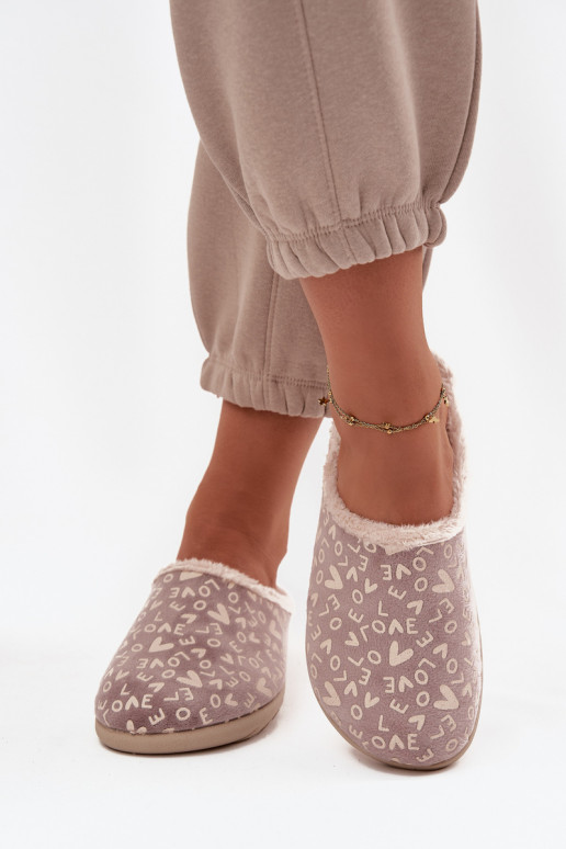 „Love Inblu ET000032“ smėlio spalvos moteriškos šlepetės