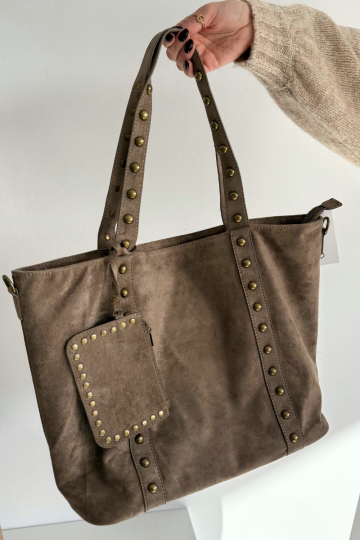 Smėlio spalvos „Kynelle“ moteriška rankinė su papuošimais