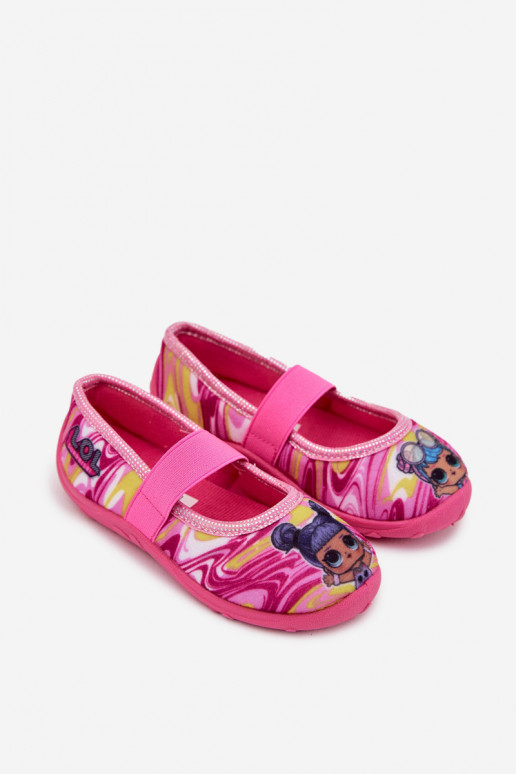 Balerinos šlepetės mergaitėms LOL SURPRISE Pink Janeline