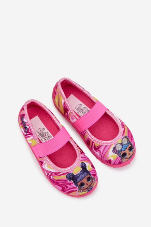 Balerinos šlepetės mergaitėms LOL SURPRISE Pink Janeline