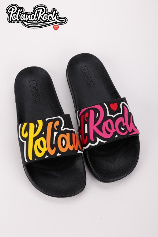 „Pol& 39 and& 39 Rock Festival X Big Star SS174508“ juodos šlepetės