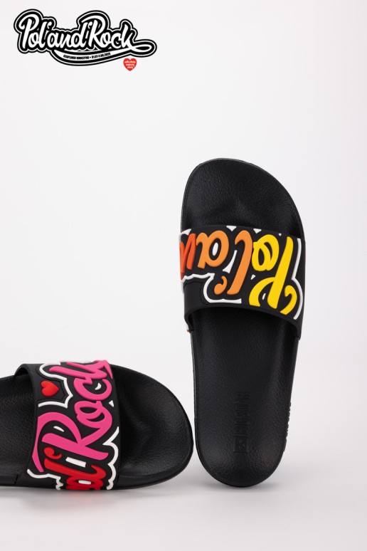 „Pol& 39 and& 39 Rock Festival X Big Star SS174508“ juodos šlepetės