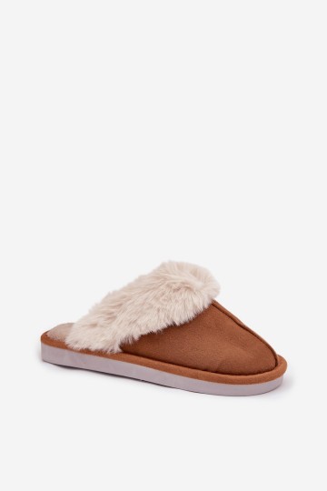 Moteriškos šlepetės su kailiu Camel Carisse 2